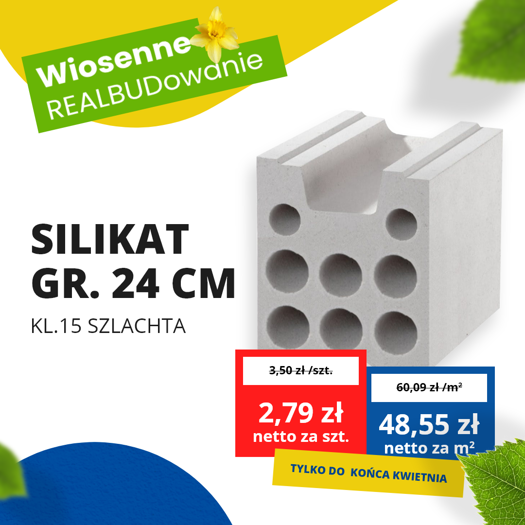 Wiosenne REALBUDowanie - Silikaty Szlachta 24 cm
